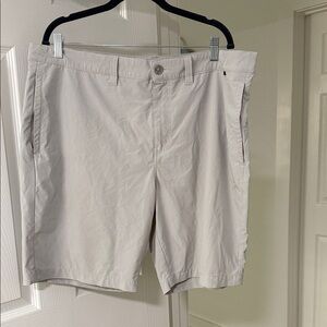 Travis Mathew Light Gray Flat Front Shorts